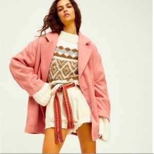 NWOT Free People Hannah Blazer.